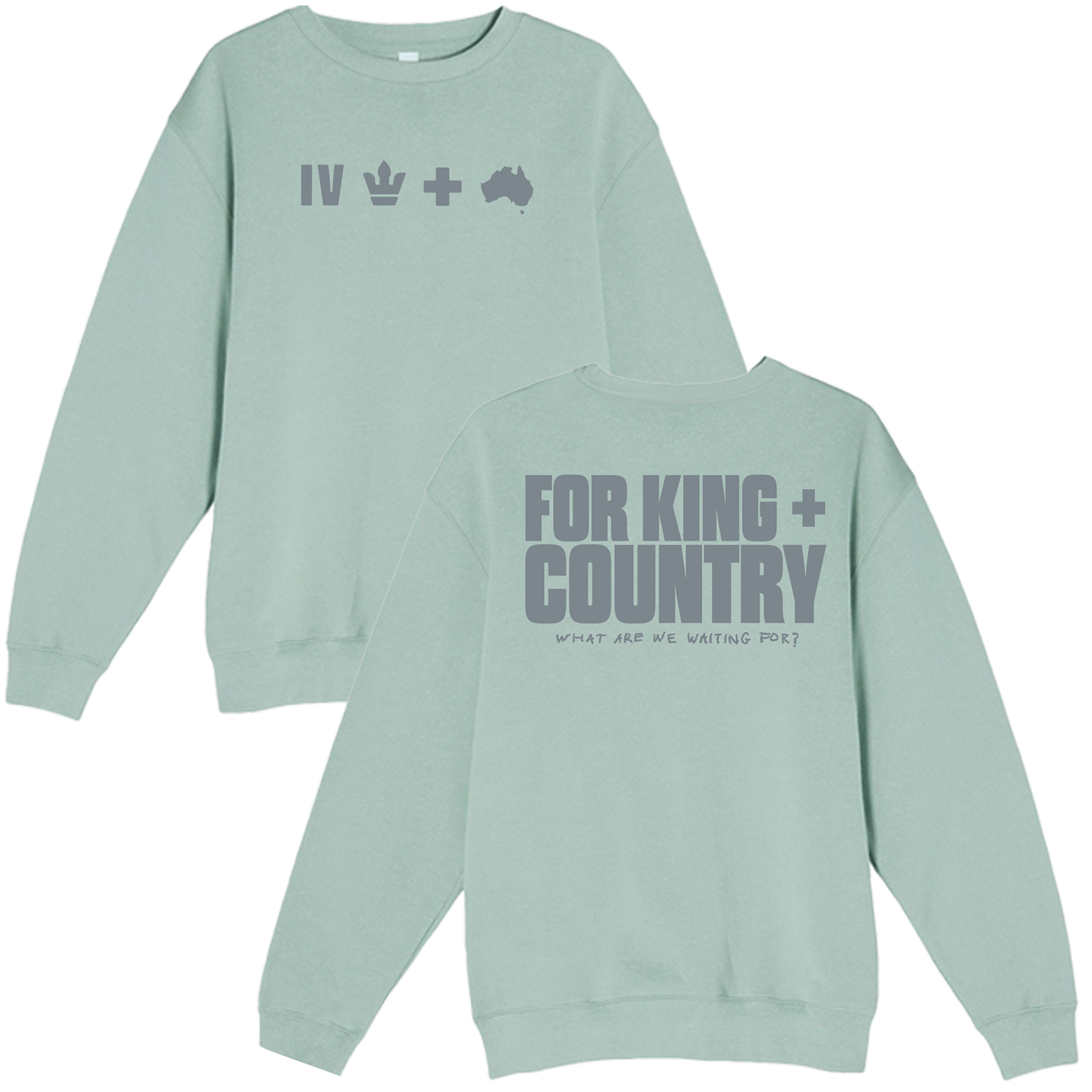 Symbol Crewneck - Seafoam