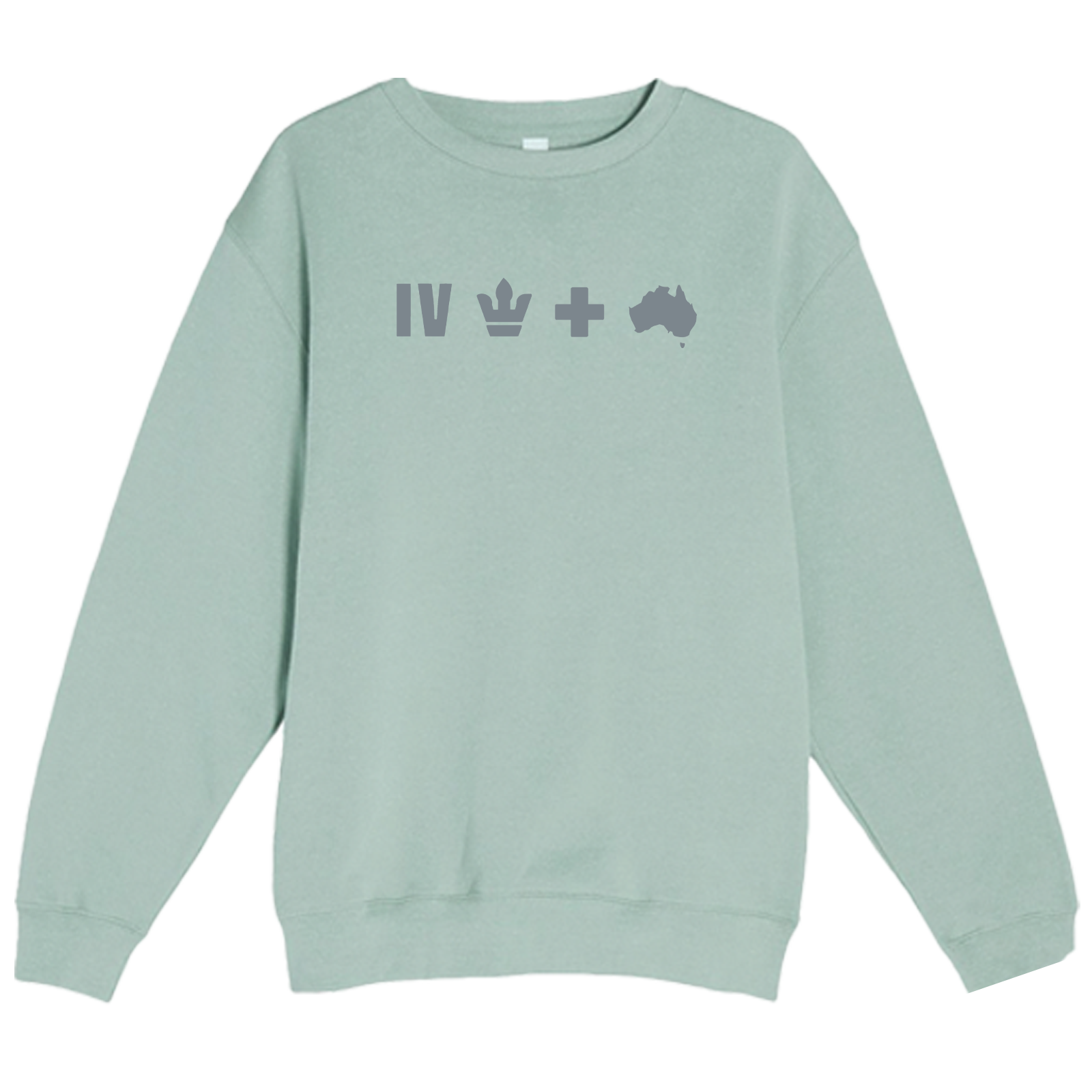 Symbol Crewneck - Seafoam