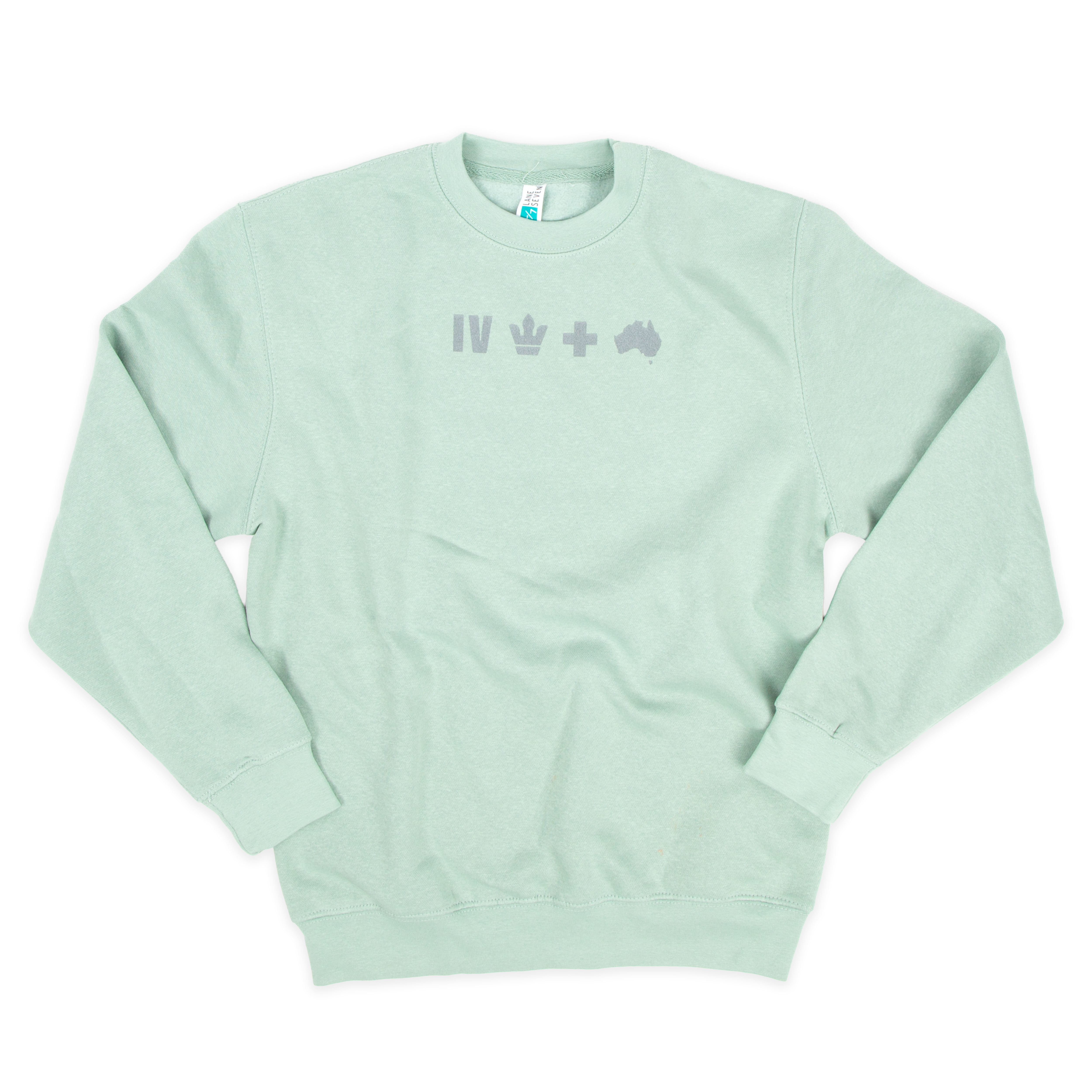 Symbol Crewneck - Seafoam