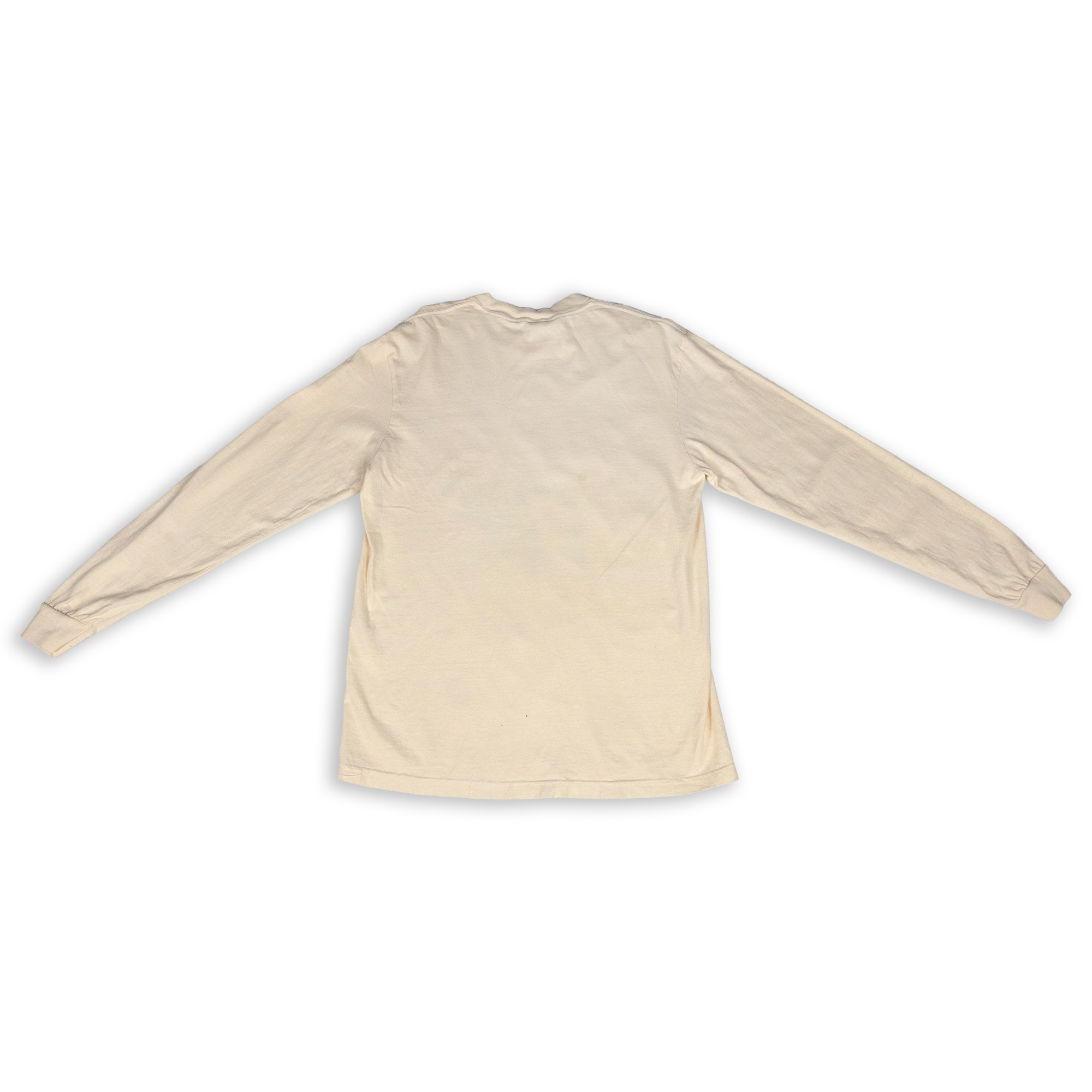 World on Fire Long Sleeve Tee - Ivory