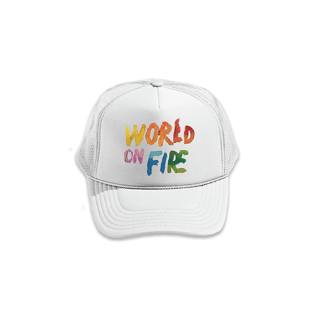 World on Fire Trucker Hat
