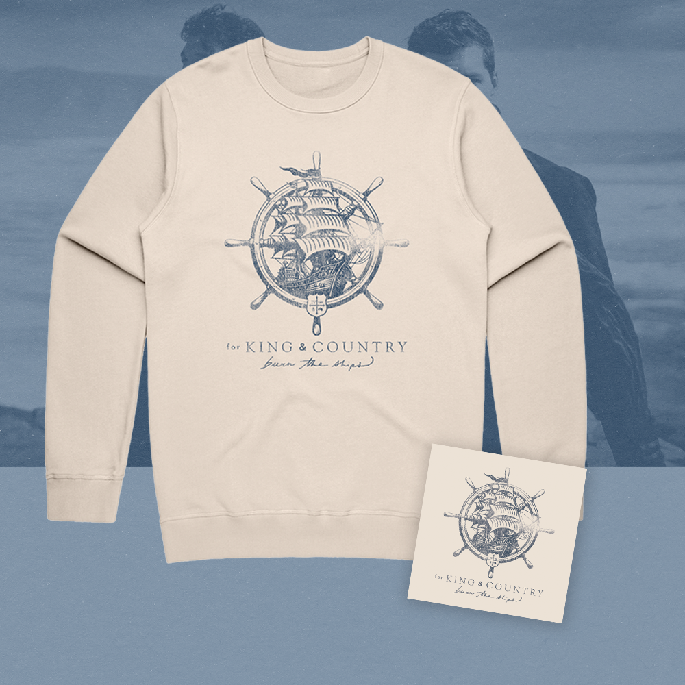 Burn The Ships Anniversary Crewneck + Card