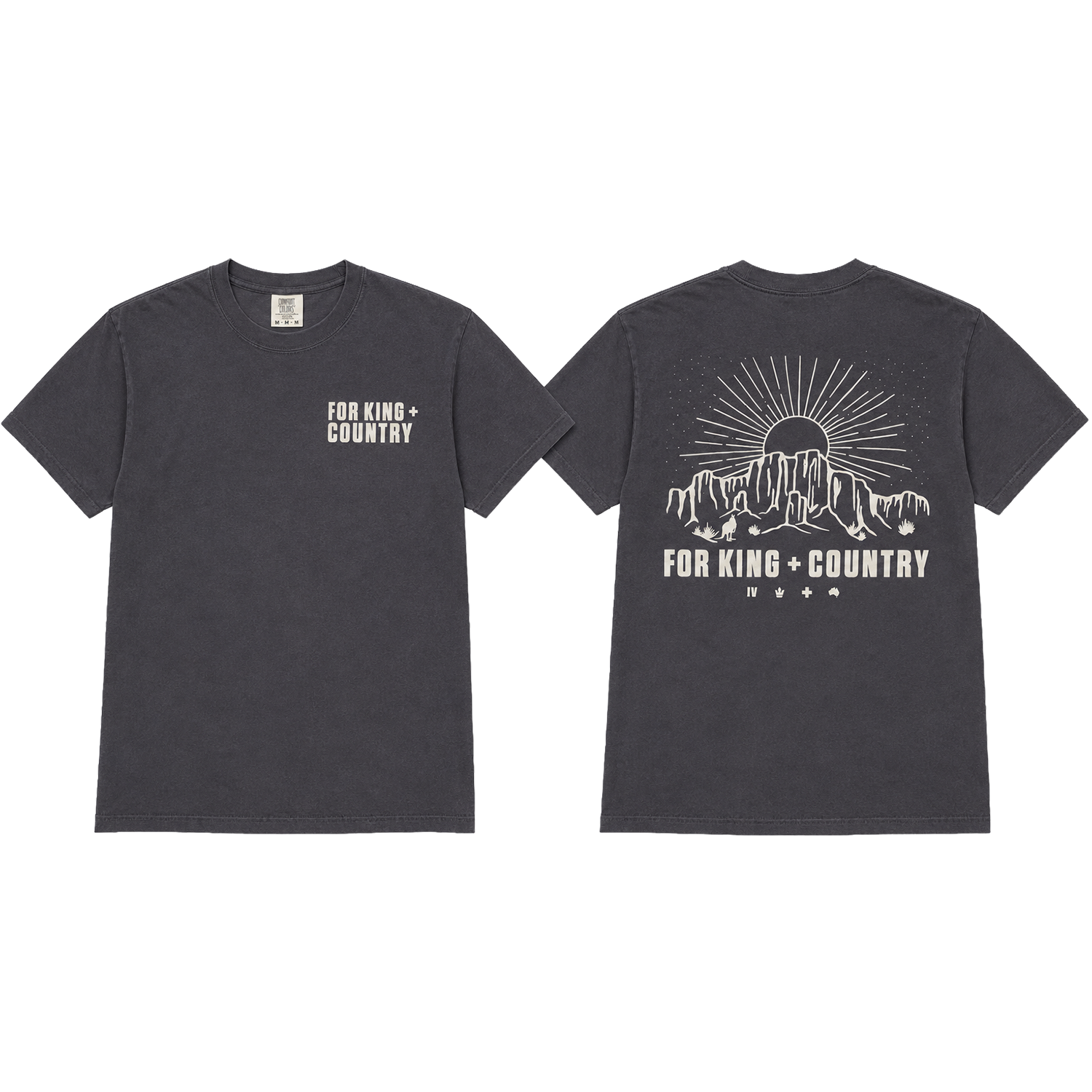 PRE-ORDER! Desert Tee - Charcoal