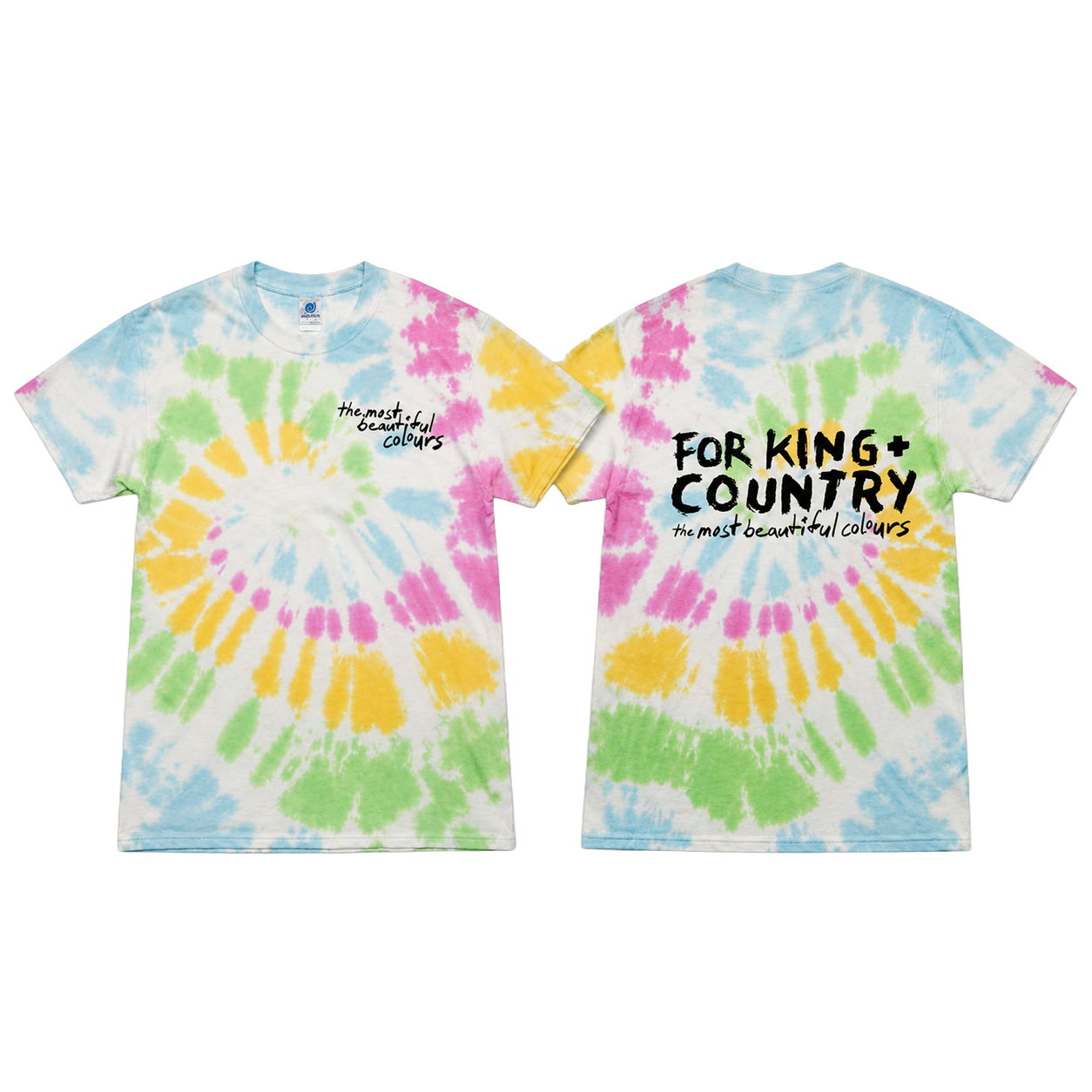 PRE-ORDER! The Most Beautiful Colours Album Tie Dye Tee
