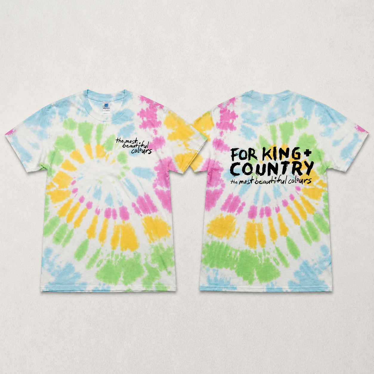 PRE-ORDER! The Most Beautiful Colors Album Tie Dye Tee