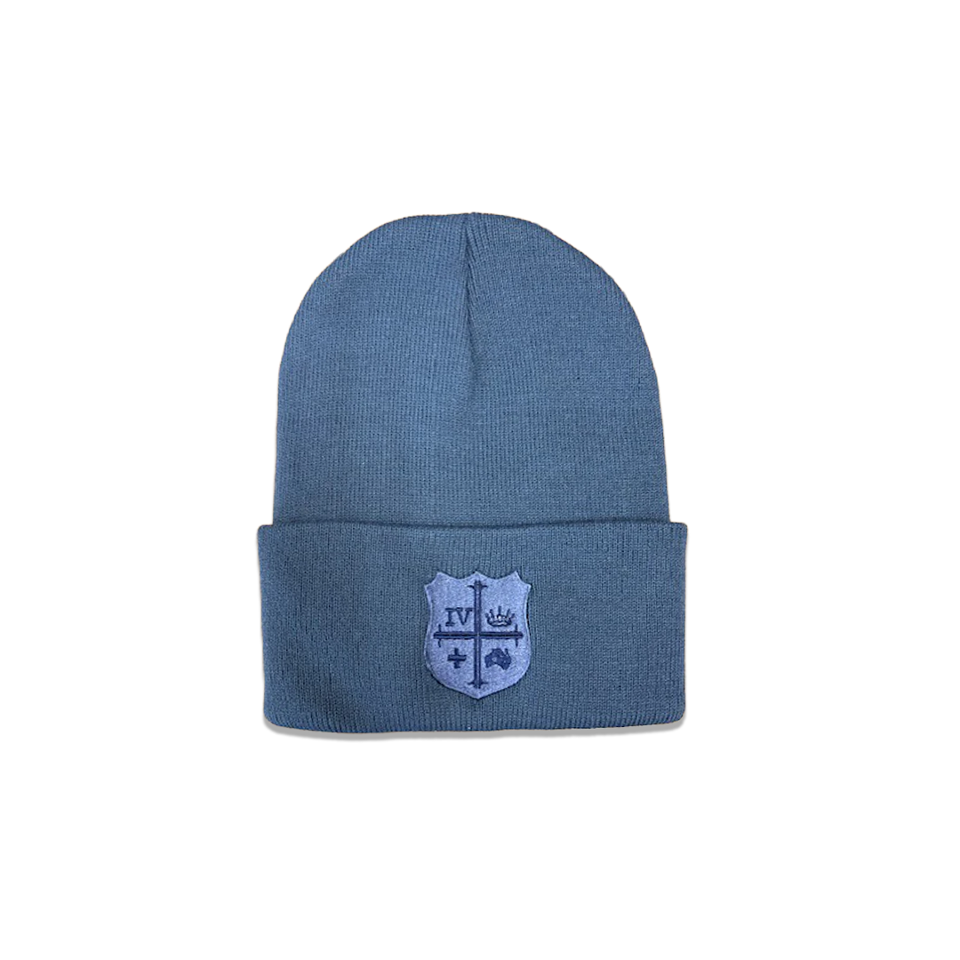 A Drummer Boy Christmas Crest Beanie