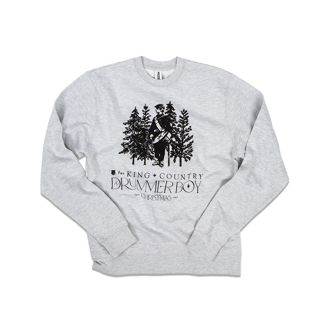 A Drummer Boy Crewneck - Grey