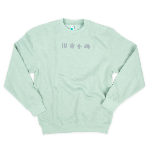 Symbol Crewneck - Seafoam