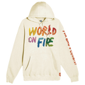 World on Fire Hoodie - Ivory