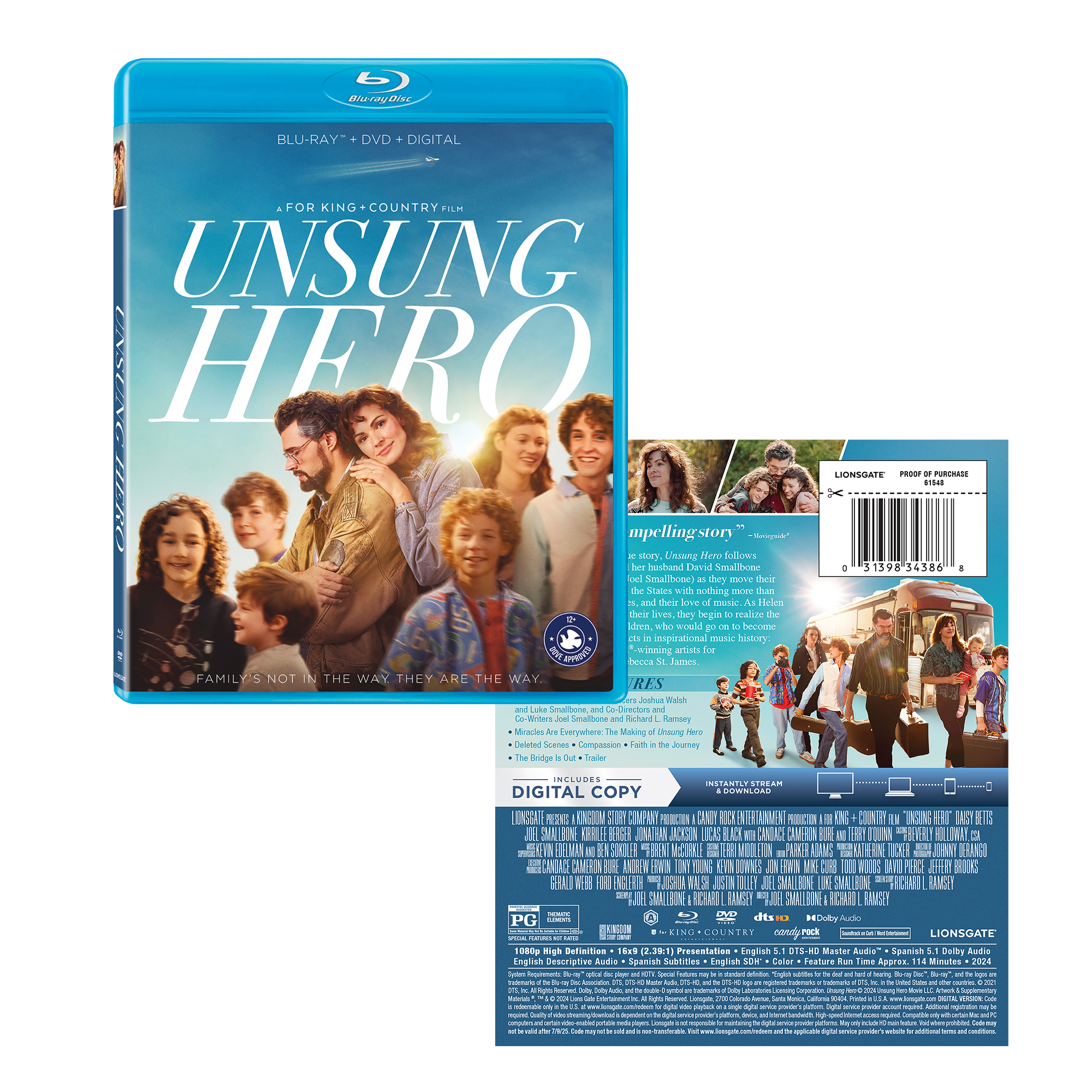 Unsung Hero: Bluray DVD
