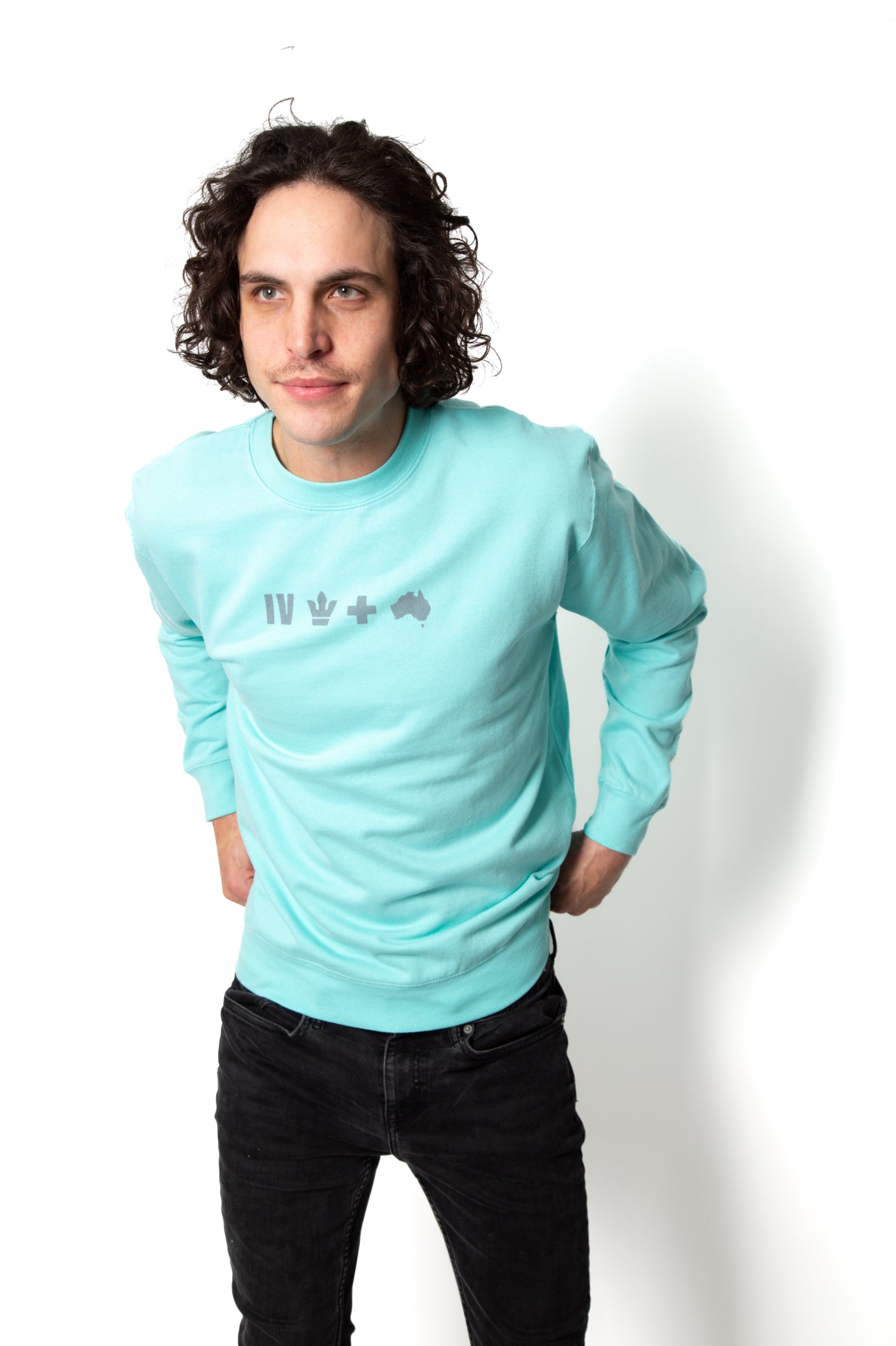Symbol Crewneck Teal