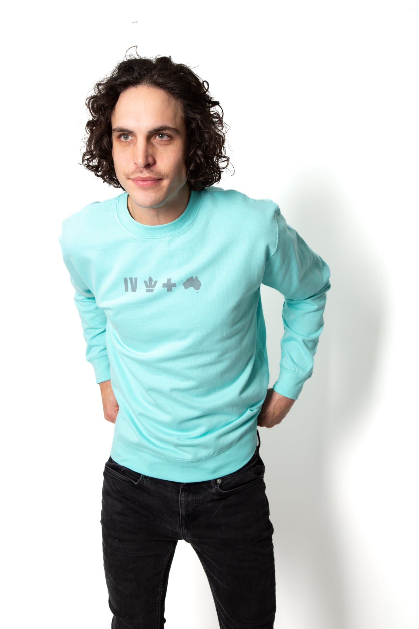 Symbol Crewneck - Teal