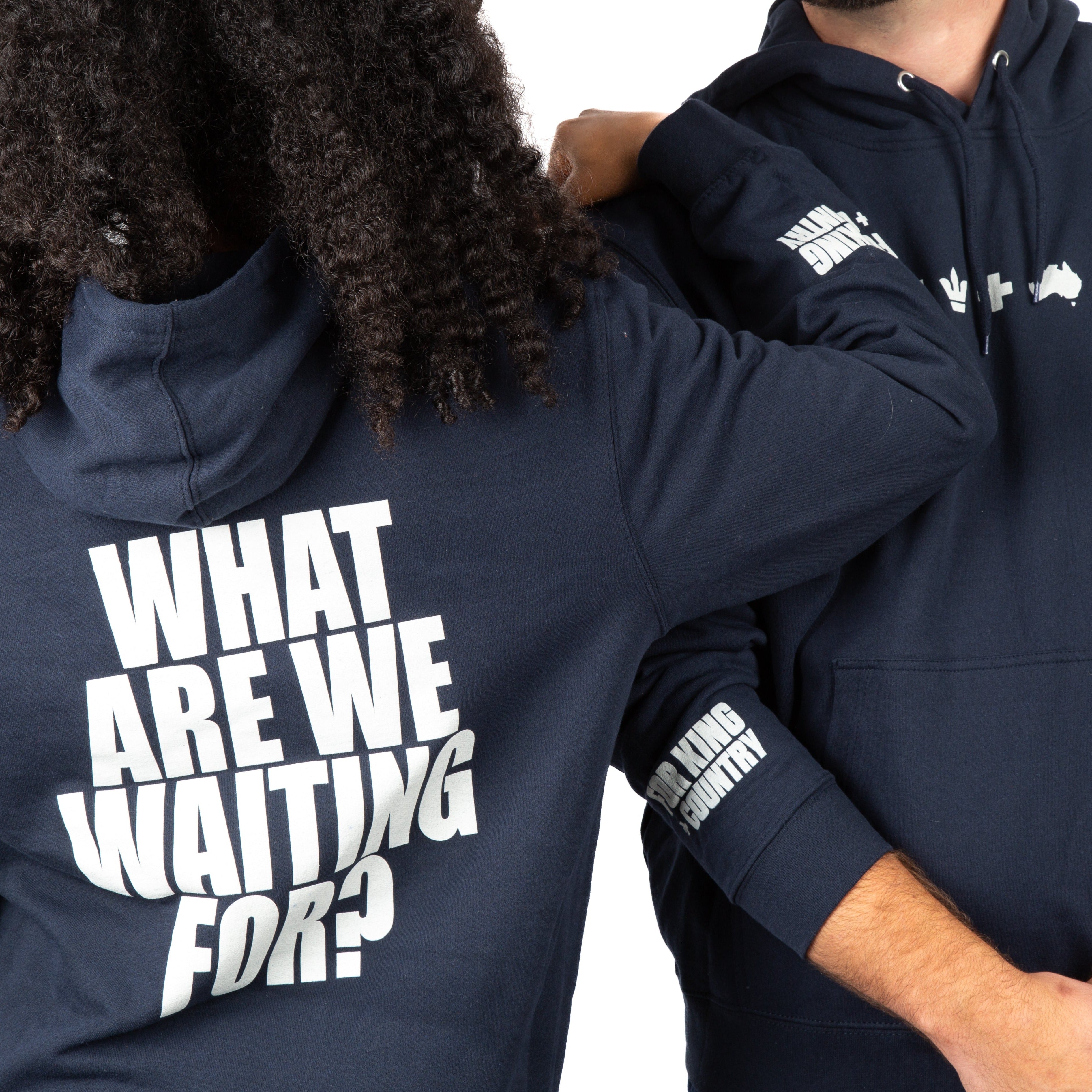 What Are We Waiting For? Hoodie - Navy