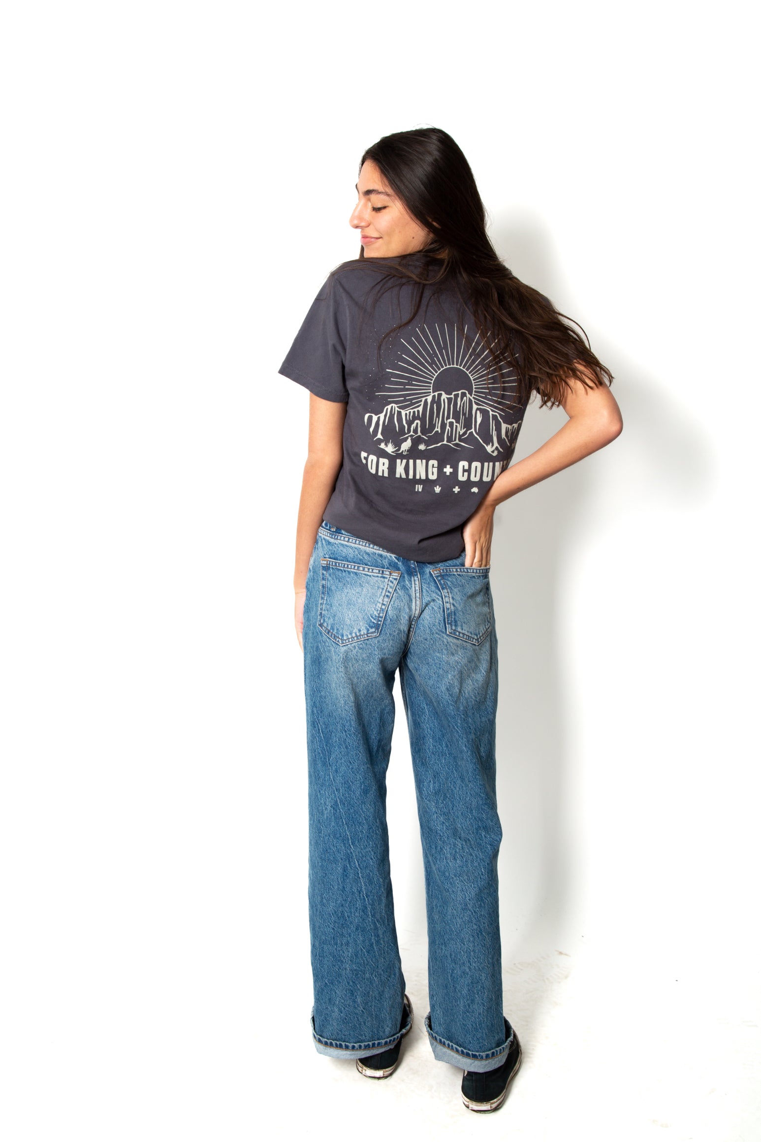 PRE-ORDER! Desert Tee - Charcoal