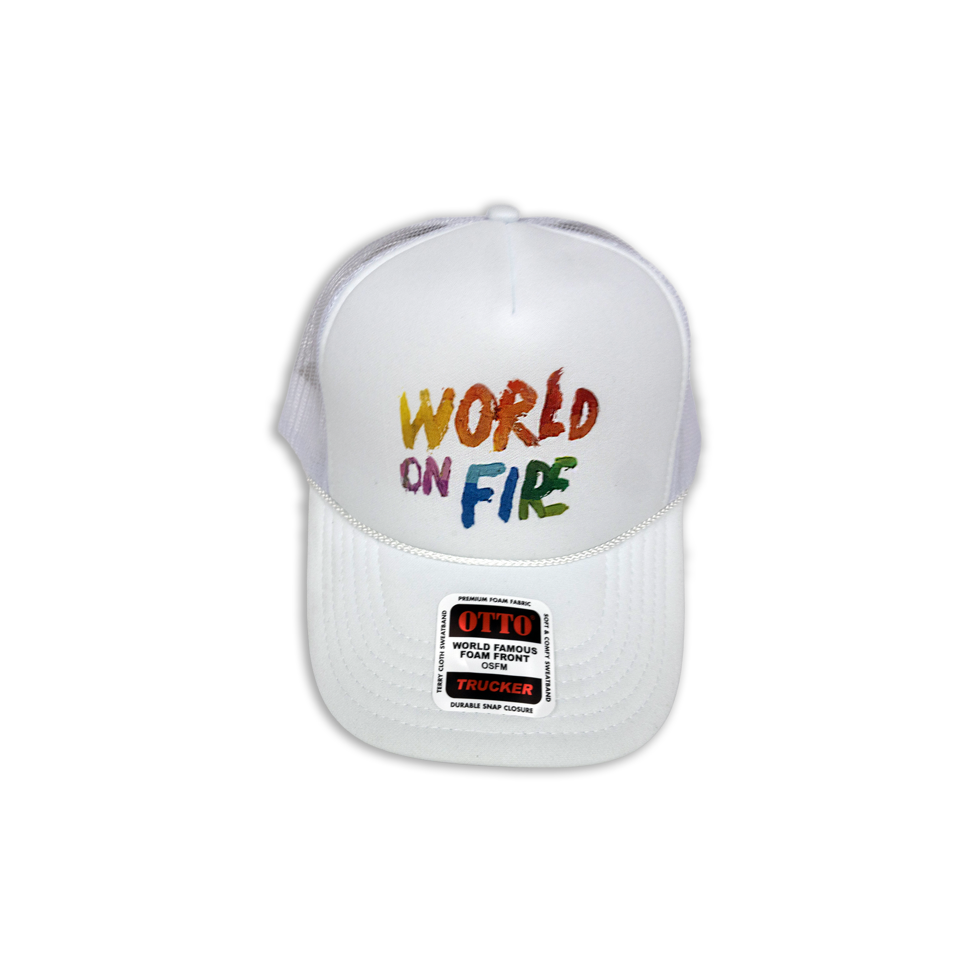 World on Fire Trucker Hat