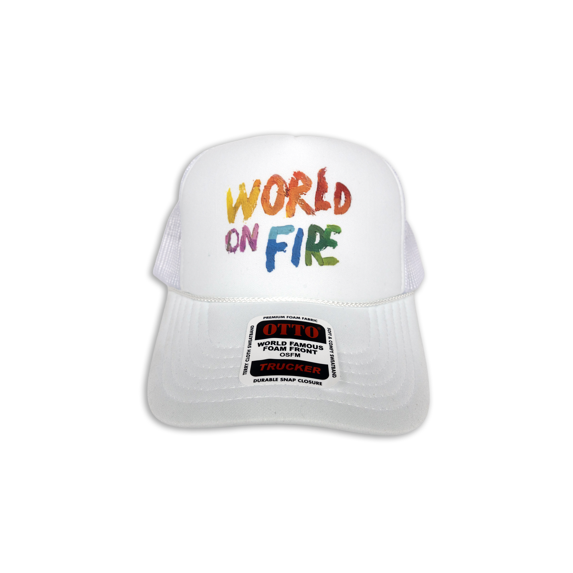World on Fire Trucker Hat