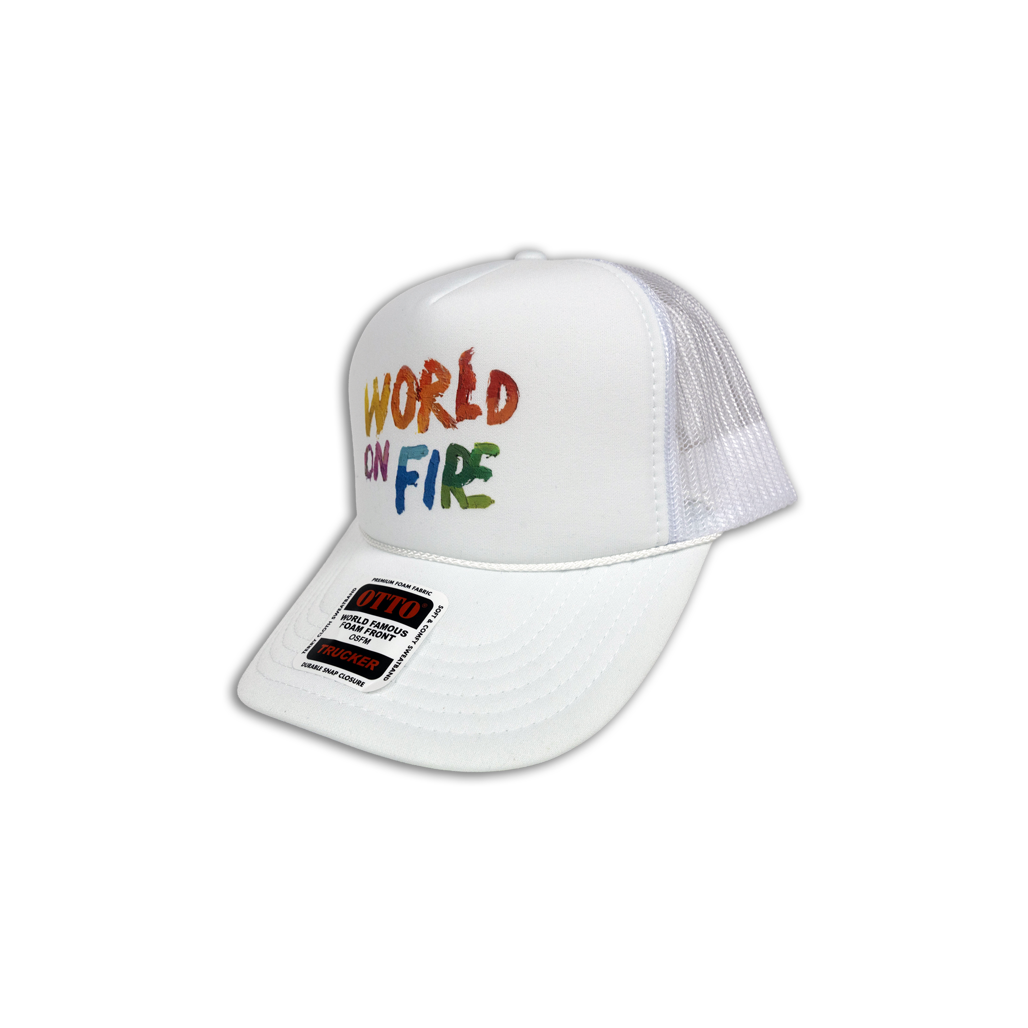 World on Fire Trucker Hat