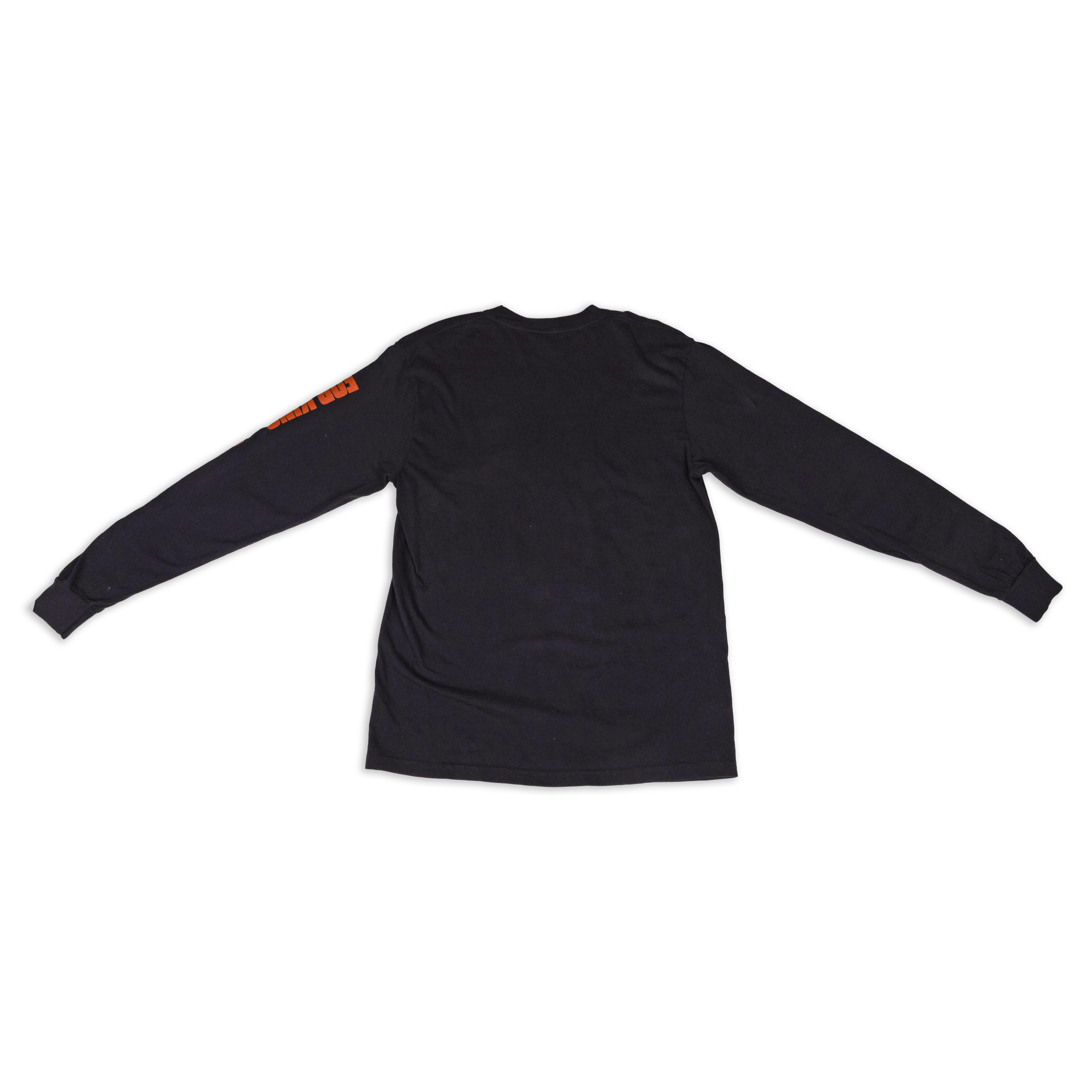 World on Fire Long Sleeve Tee - Black