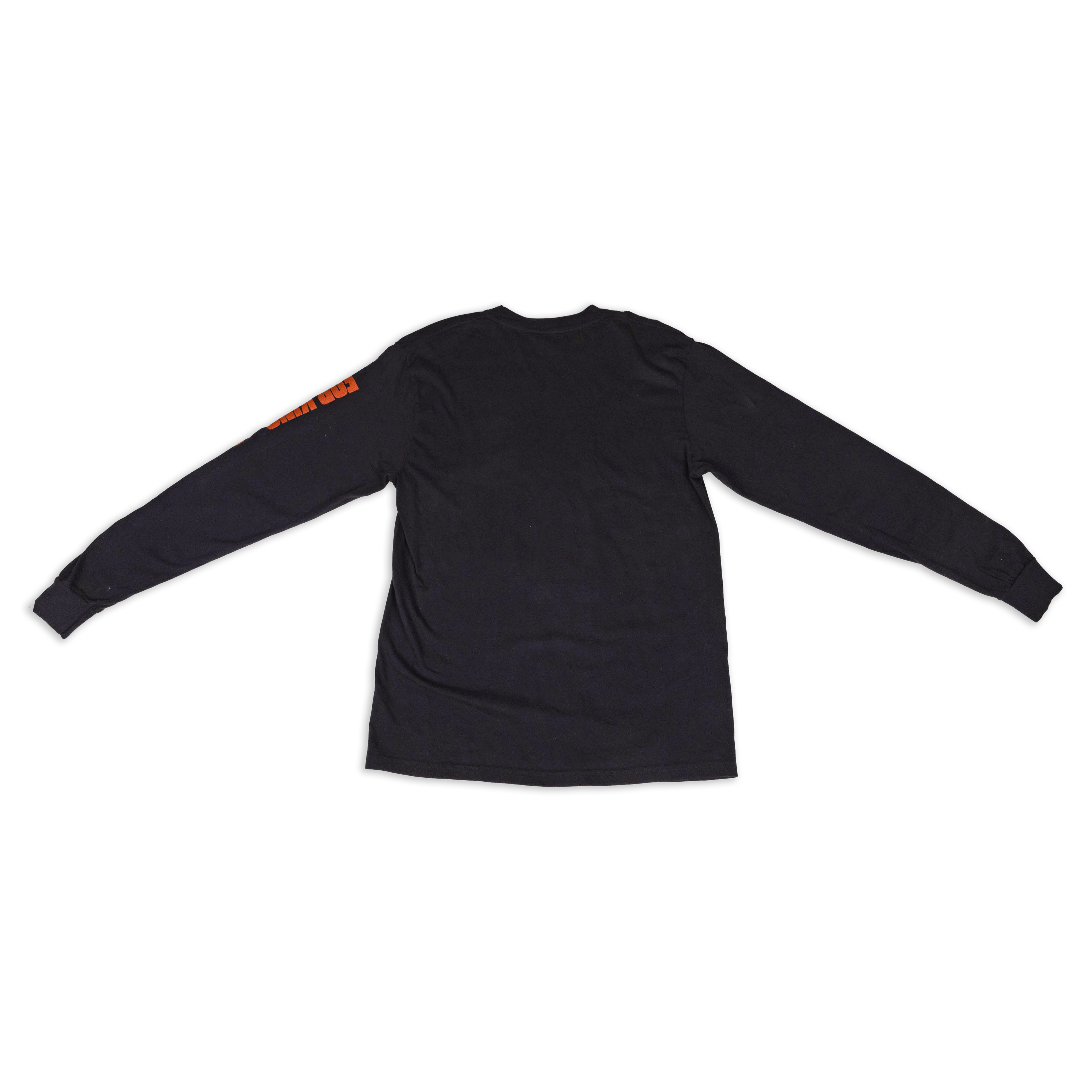 World on Fire Long Sleeve Tee - Black