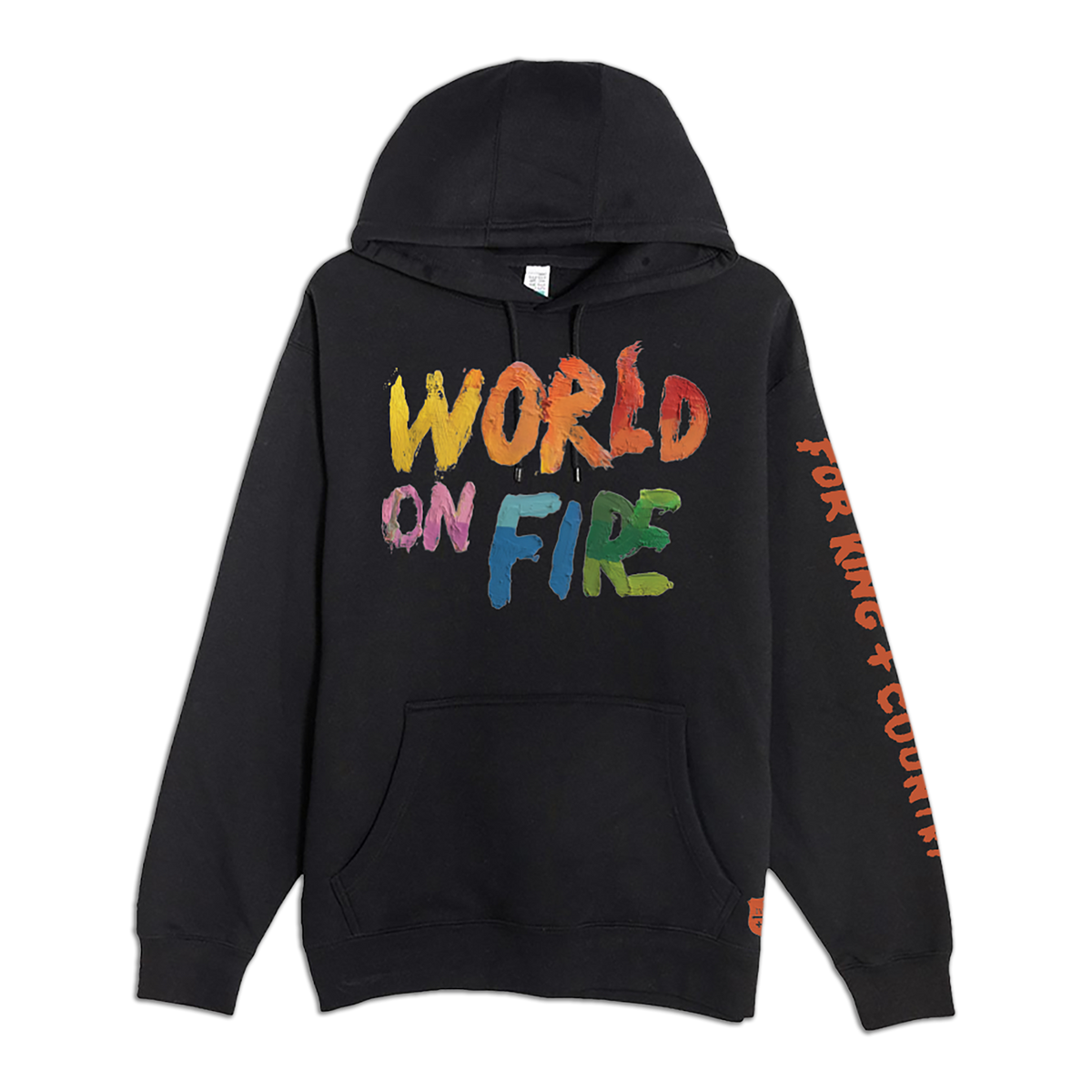 World on Fire Long Sleeve Tee - Black – for KING + COUNTRY