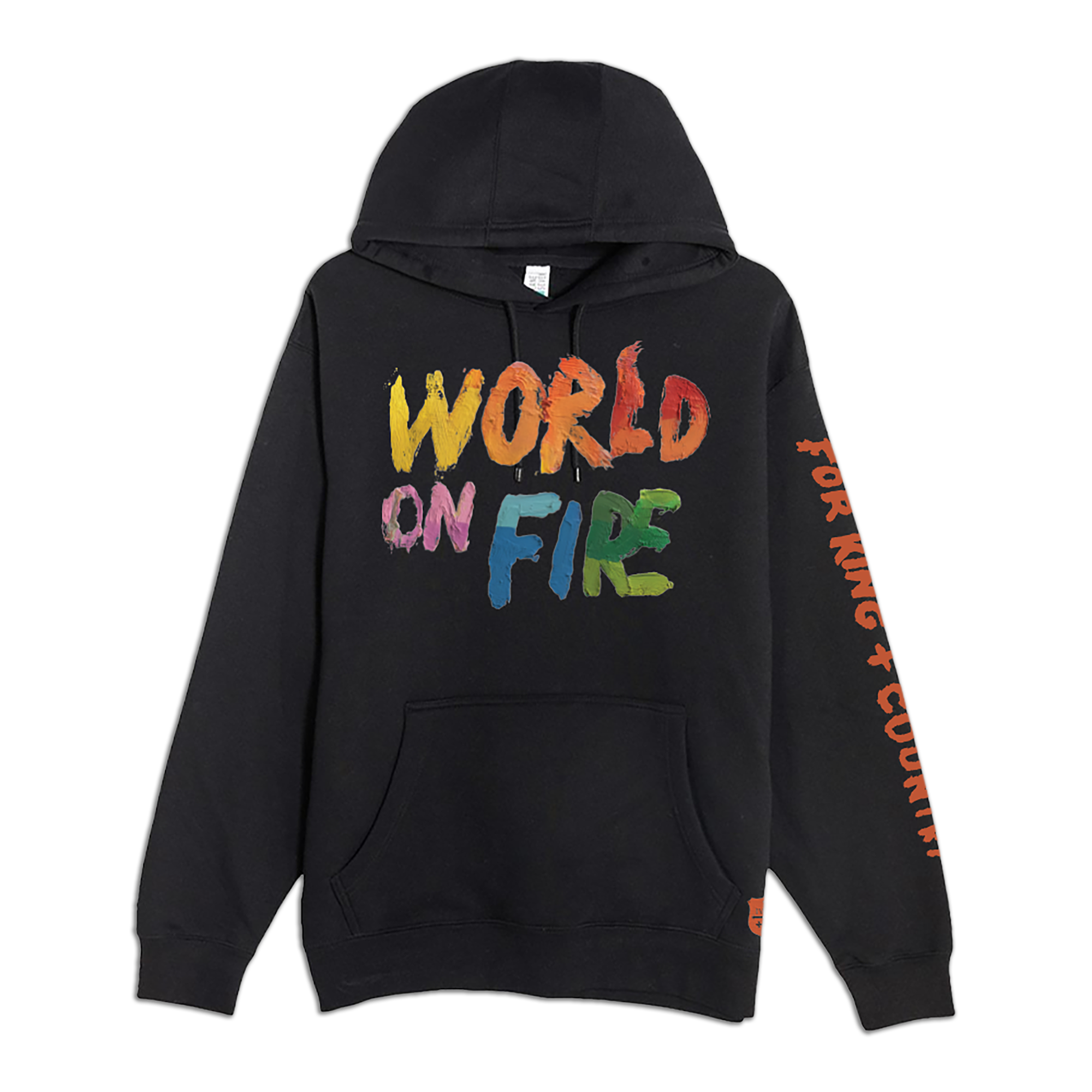 World on Fire Hoodie - Black