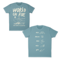 World On Fire Symbols Tee
